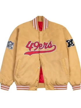 Beulah San Francisco 49ers Gold Bomber Jacket