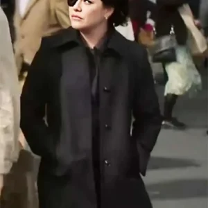 Bibi Garvey Bad Sisters S02 Black Cotton Coat