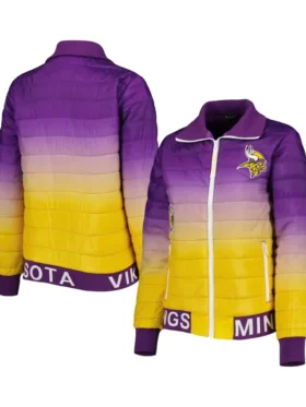 Bobbie Minnesota Vikings Zip Puffer Jacket