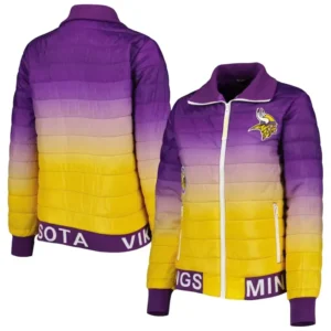 Bobbie Minnesota Vikings Zip Puffer Jacket