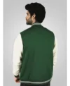 Boston Celtics Baseball Jacket Back