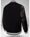 Boston Celtics Black Varsity Jacket Back