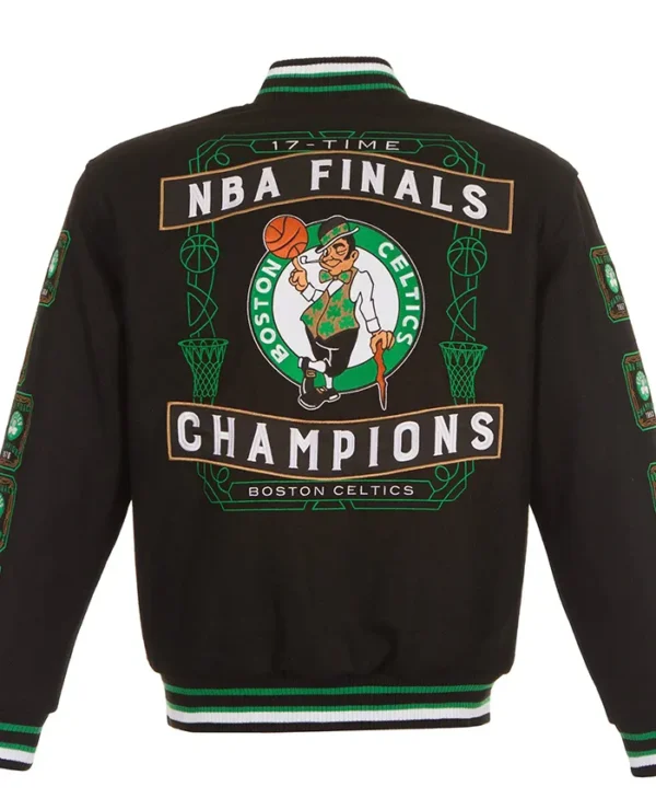Boston Celtics Championship Jacket Back