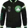 Boston Celtics Green Black Jacket