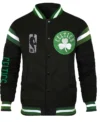 Boston Celtics Green Black Jacket