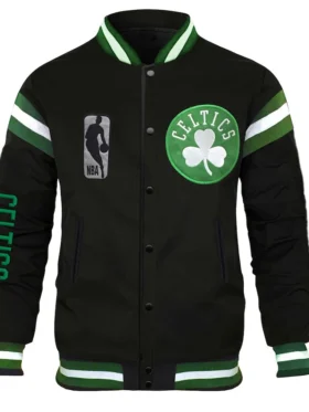 Boston Celtics Green Black Jacket