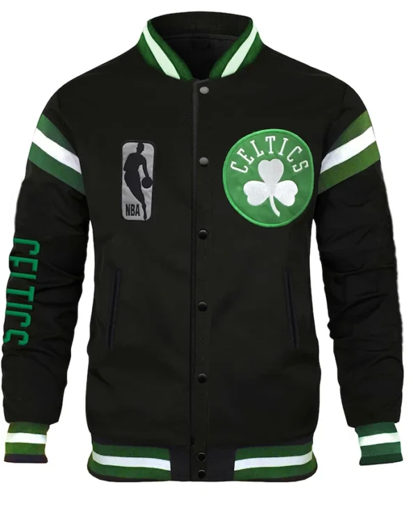 Boston Celtics Green Black Jacket
