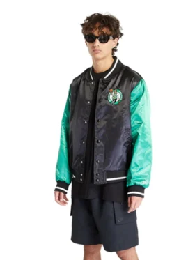 Boston Celtics Green Satin Jacket