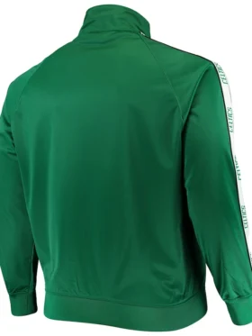 Boston Celtics Track Jacket Back