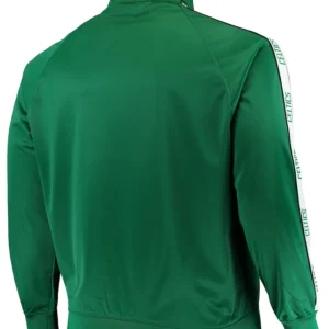 Boston Celtics Track Jacket Back