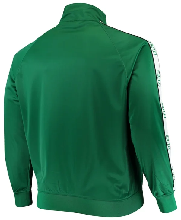Boston Celtics Track Jacket Back