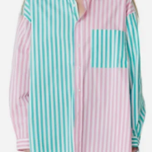 Bree Cameron Home and Away Two Tone Striped Shirt For Sale