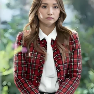 Brenda Song Shifting Gears S01 Plaid Jacket
