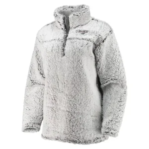 Brigitte Washington Commanders White Sherpa Jacket