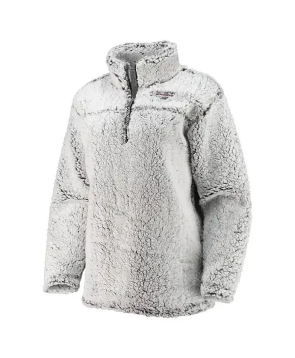 Brigitte Washington Commanders White Sherpa Jacket