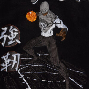 Brooklyn Nets Black Wool Bomber Jacket Style