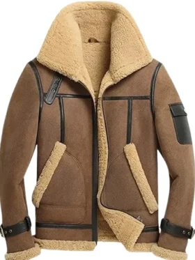 Brown Shearling B3 Flight Jacket