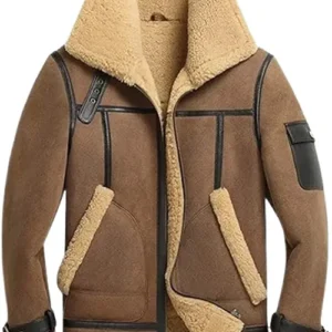 Brown Shearling B3 Flight Jacket