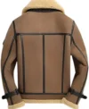 Brown Shearling B3 Flight Jacket For Sale