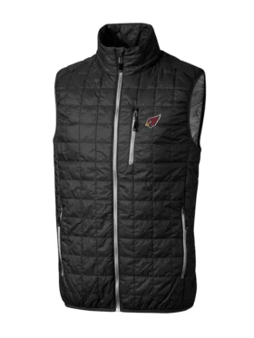 Buy Arizona Cardinals Full Zip Black Puffer Vest