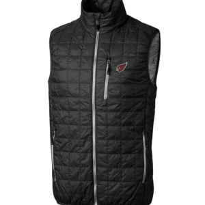 Buy Arizona Cardinals Full Zip Black Puffer Vest