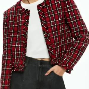Buy Brenda Song Shifting Gears S01 Plaid Jacket