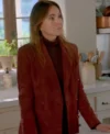Buy Christa Miller Shrinking S2 Burgundy Blazer