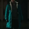 Buy Evangeline Navarro True Detective S04 Green Puffer Coat