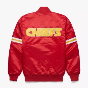 Buy Kansas City Chiefs Satin Varsity Jacket Street Wear Vintage Bomber Jacket