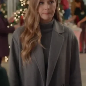 Buy Maggie Lawson Sugarplummed Wool Coat