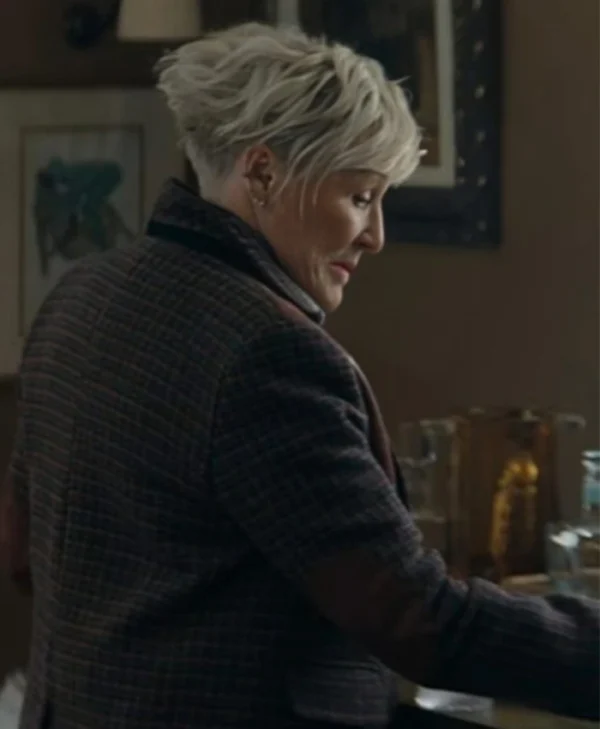 Buy Now Back in Action Glenn Close Burgundy Blazer