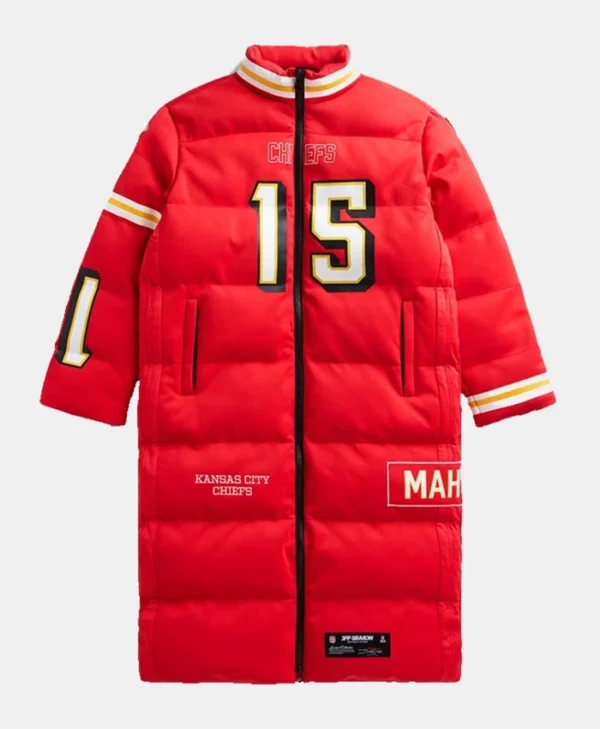 Buy Patrick Mahomes Kansas City Off Season Player Puffer Chiefs Coat