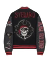 Buy Stegaro Black Sea Rider Varsity Jacket