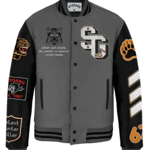 Buy Stegaro Panther Perfect Killer Varsity Bomber Jacket
