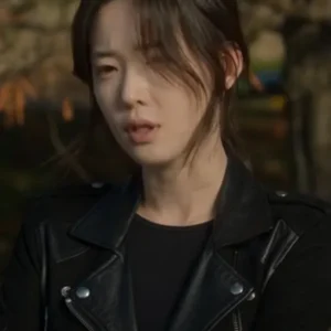 Buy Yoo In young The Trunk Black Biker Jacket