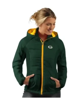 Cade Green Bay Packers Puffer Hooded Jacket