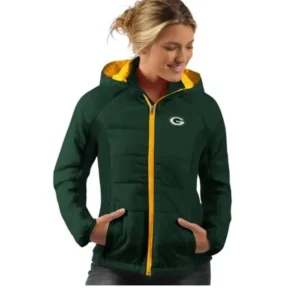 Cade Green Bay Packers Puffer Hooded Jacket