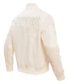 Cantu Cream San Francisco 49ers Satin Jacket Back