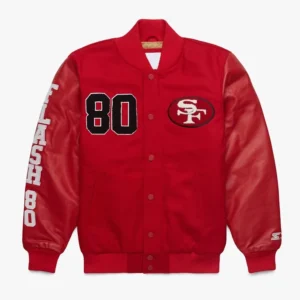 Carlson San Francisco 49ers Wool Red Varsity Jacket