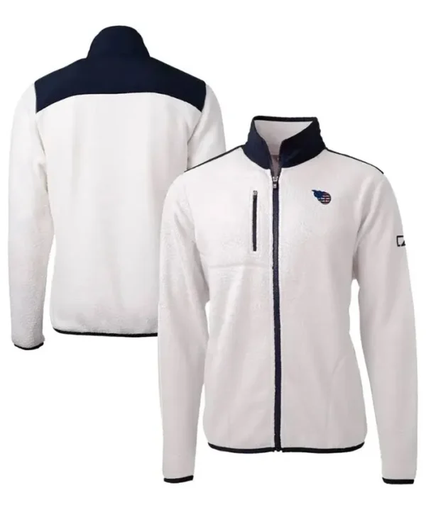 Carole Tennessee Titans Oma Nolan White Sherpa Jacket