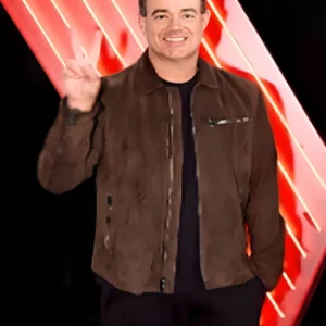 Carson Daly The Voice Brown Jacket