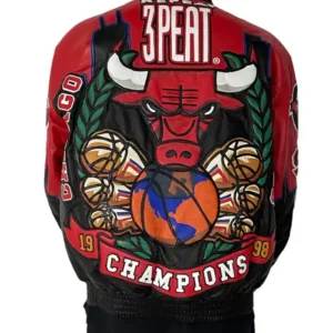 Chicago Bull Championship Leather Jacket