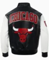 Chicago Bull Leather Varsity Jacket
