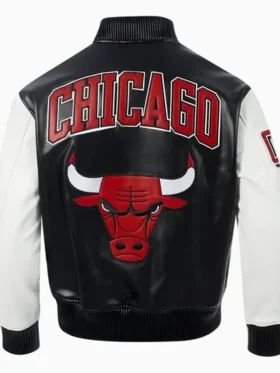 Chicago Bull Leather Varsity Jacket