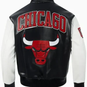 Chicago Bull Leather Varsity Jacket