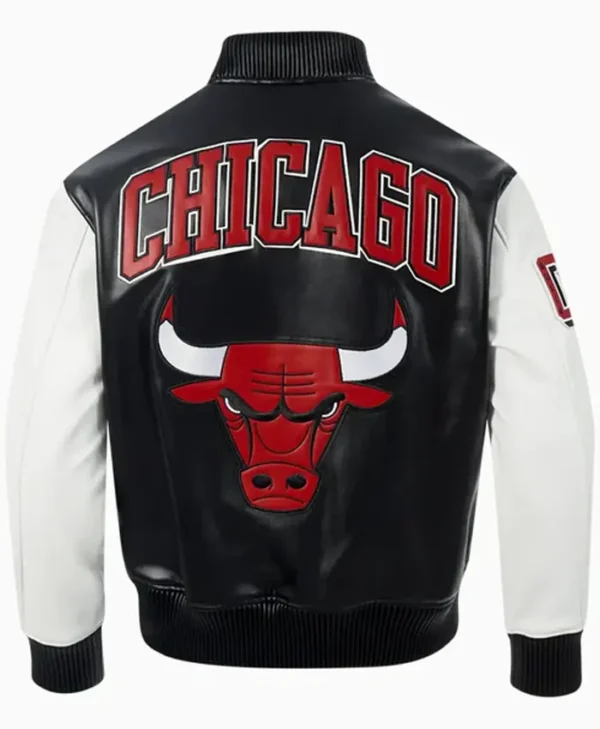 Chicago Bull Leather Varsity Jacket