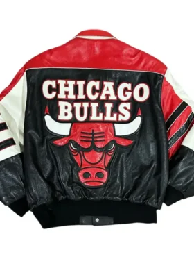 Chicago Bulls Real Leather Jacket Sale