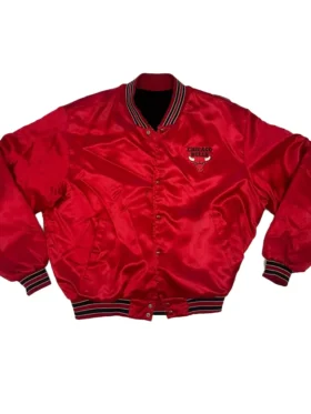 Chicago Bulls Red Bomber Jacket