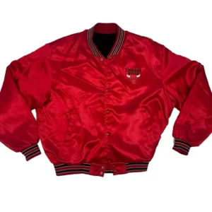 Chicago Bulls Red Bomber Jacket