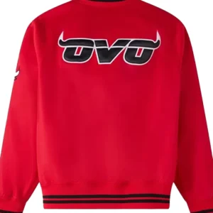 Chicago Bulls Red Varsity Jacket Sale
